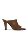 The Row Signum 90 Leather Mules In Brown