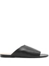 The Row Signum Leather Slide Sandals