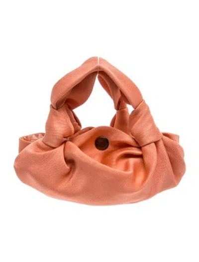 Pre-owned The Row Silk Ascot Two In Orange