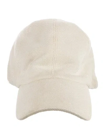 Pre-owned The Row Silk Baseball Cap In Neutral