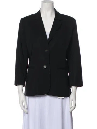 Pre-owned The Row Silk Blazer In Blue
