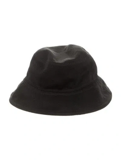 Pre-owned The Row Silk Bucket Hat In Black