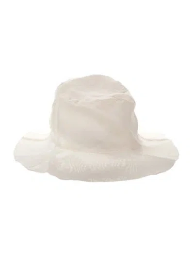 Pre-owned The Row Silk Bucket Hat In Neutral