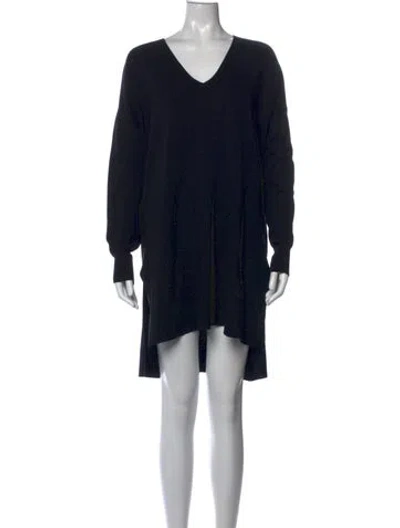 Pre-owned The Row Silk Dress In Black