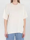 The Row Nadina Oversized Short-sleeve Top In White