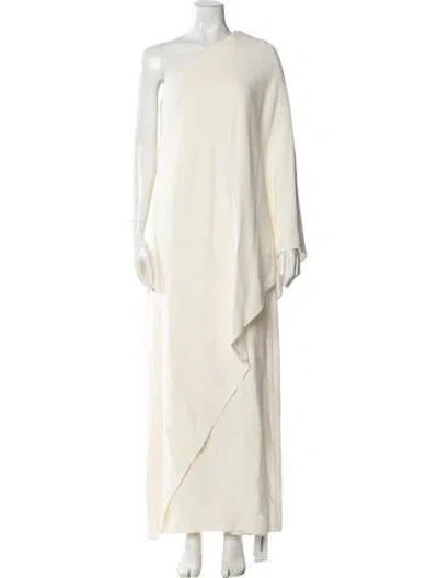 Pre-owned The Row Silk Long Dress In Neutral