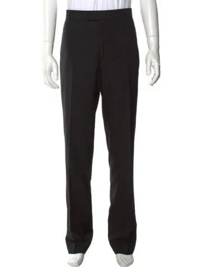 Pre-owned The Row Silk Pants In Black
