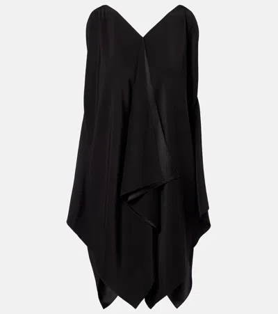 The Row Silk Satin Top In Black