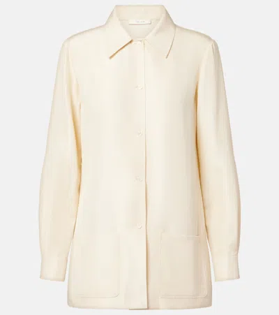 The Row Silk Shirt In Multi