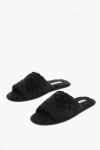 The Row Silk Terry Frances Slippers In Black