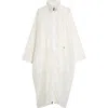 The Row Silva Oversize Sheer Nylon Coat In White