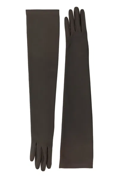 The Row 'simon' Gloves In Brown