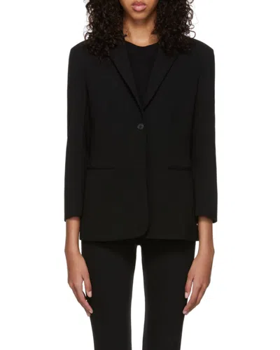 The Row Single-breasted Blazer In Black