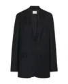 The Row Single-breasted Suit Jacket In Black