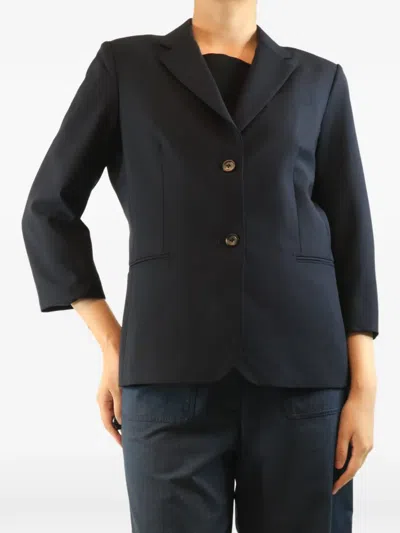 Pre-owned The Row Single-breasted Blazer In Blue