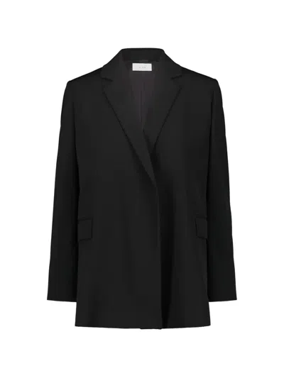The Row Single-breasted Wool Blazer In Black