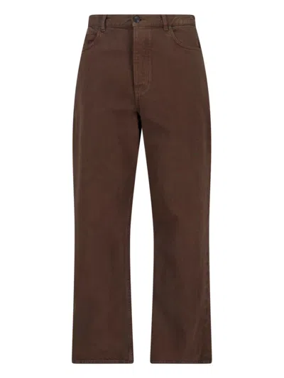 The Row 'siouxie' Jeans In Brown