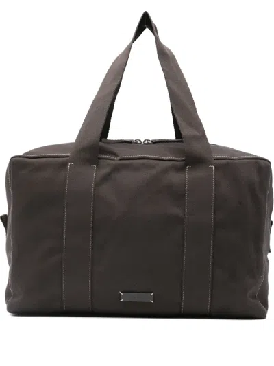 The Row Sisal Duffle Tote Bag In Brown