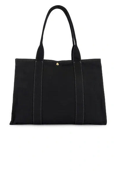 The Row Sisal Shoulder Bag In Black