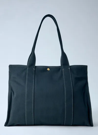 The Row Sisal Shoulder Bag In Black