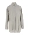 The Row Sisilia Button Shirt In Gray