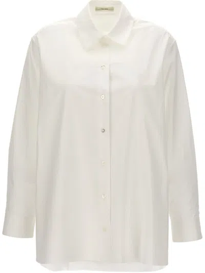 The Row Sisilia Cotton Shirt In White