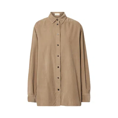 Pre-owned The Row Sisilia Shirt 'bei Beige' | Tan | Women's Size 4 In Brown