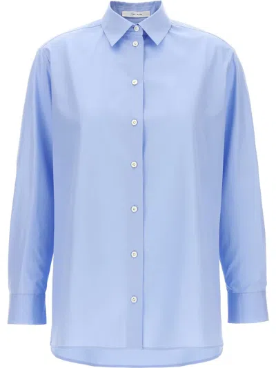 The Row Long-sleeved Shirt In Blue
