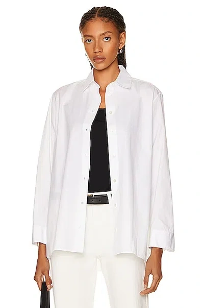 The Row Sisilia Shirt In Optic White
