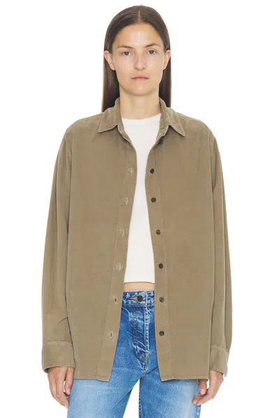 The Row Sisilia Shirt In Brown