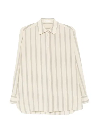 The Row Sisilia Silk Shirt In Multi