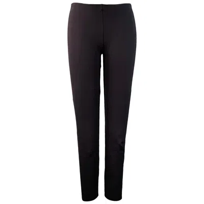 Pre-owned The Row Size L Black Polyamide Blend Elastic Waistband Leggings Casual Pants