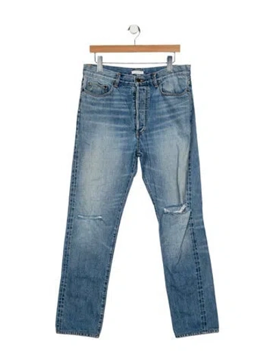 Pre-owned The Row Skinny Jeans In Blue