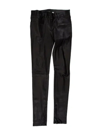 Pre-owned The Row Skinny Leg Pants In Black