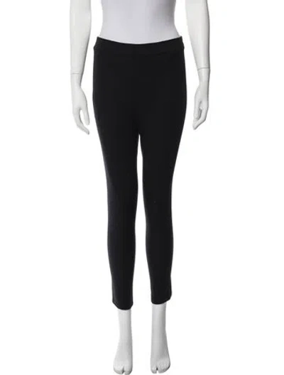 Pre-owned The Row Skinny Leg Pants In Black