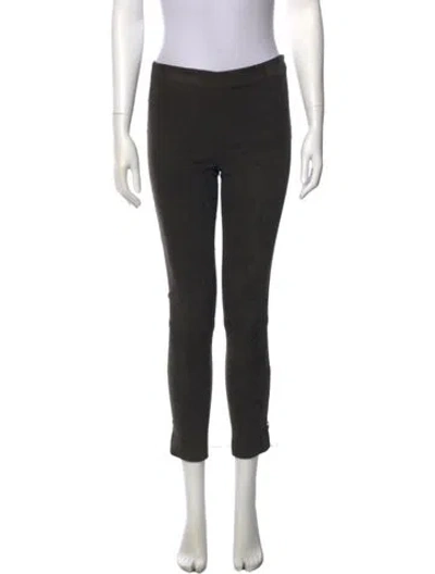 Pre-owned The Row Skinny Leg Pants In Green