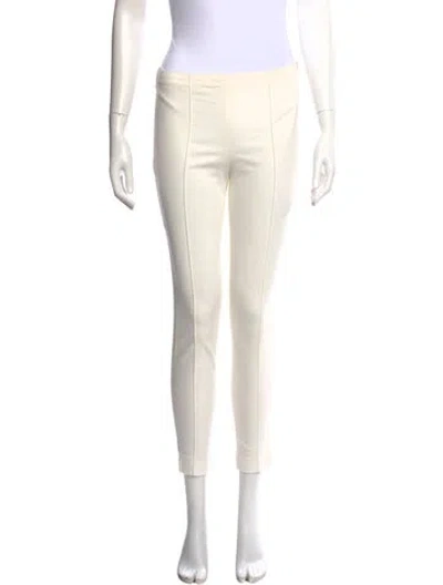 Pre-owned The Row Skinny Leg Pants In White