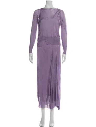 Pre-owned The Row Skirt Set In Purple