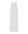 The Row Sleeveless Dress In White