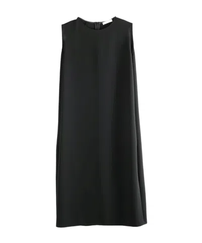 The Row Sleeveless Mini Dress In Black