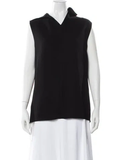 Pre-owned The Row Sleeveless Top In Black