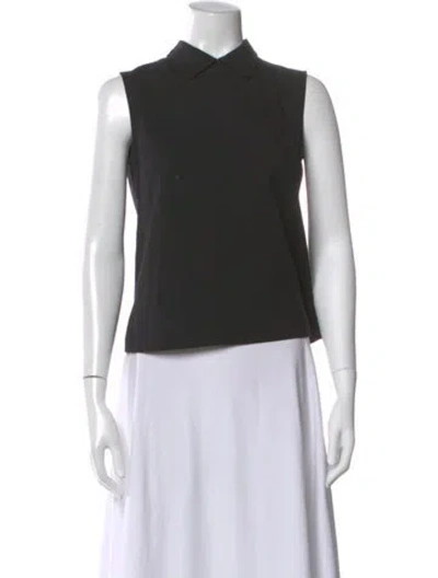 Pre-owned The Row Sleeveless Top In Black