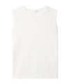 The Row Sleeveless Vest In White