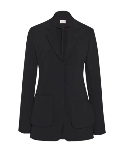 The Row Slim Suit Jacket In Black