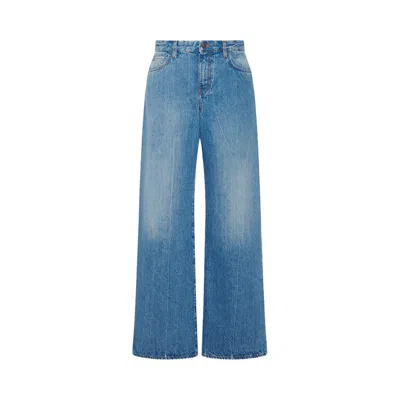 Pre-owned The Row Slim Waist Eglitta Jean 'blue'