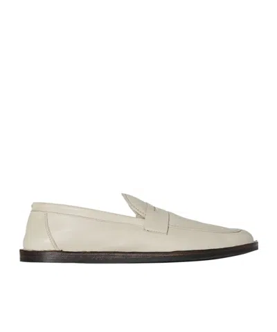 The Row Slip-on Loafers In Nude