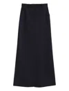 The Row Slit Maxi Skirt In Blue