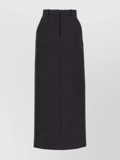 The Row Slit Waistband High Skirt In Black