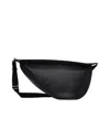 The Row Slouchy Banana Crossbody Bag In Black