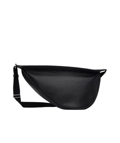 The Row Slouchy Banana Crossbody Bag In Black